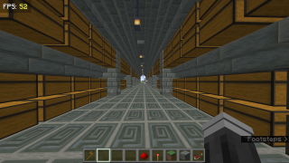 Storage room with secret passageway