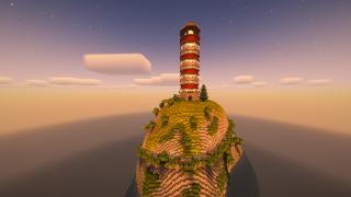 Big Cliffside Lighthouse Landscape (FREE)