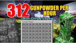 EASY Creeper Farm (2 layers) - version 1.21+