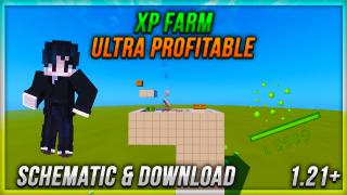 Easy Ultra XP Farm | Litematica & World Edit
