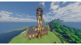 Steampunk ClockTower (Trading Hall)