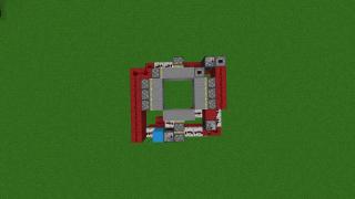 3x3 horizontal piston door by ike