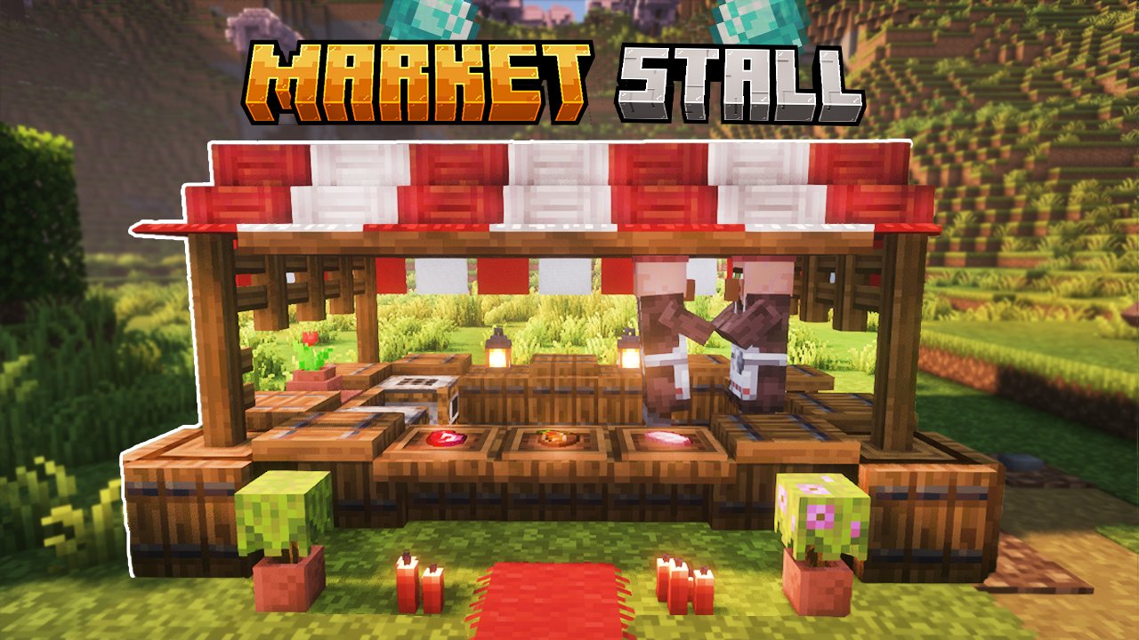 Minecraft Market Stall – key image