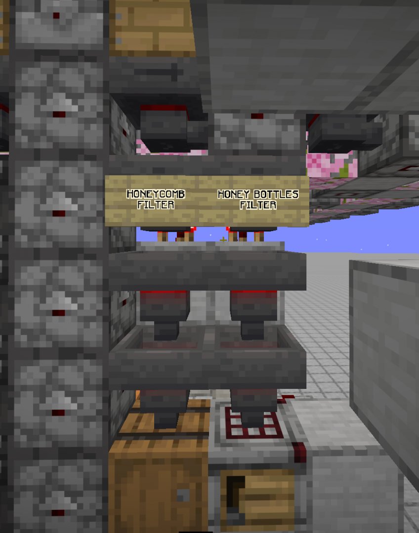 Bee Farm with bottle recycler and auto honey crafter (Nether ready) – additional image