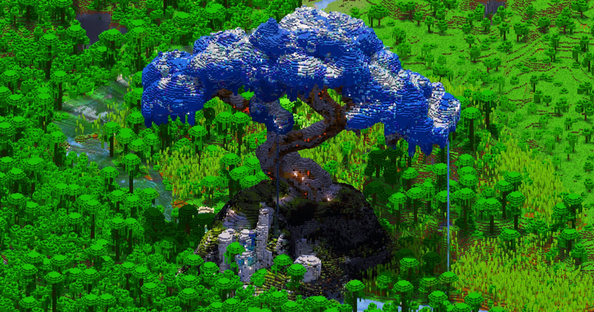 Blue Fantasy Tree – additional image