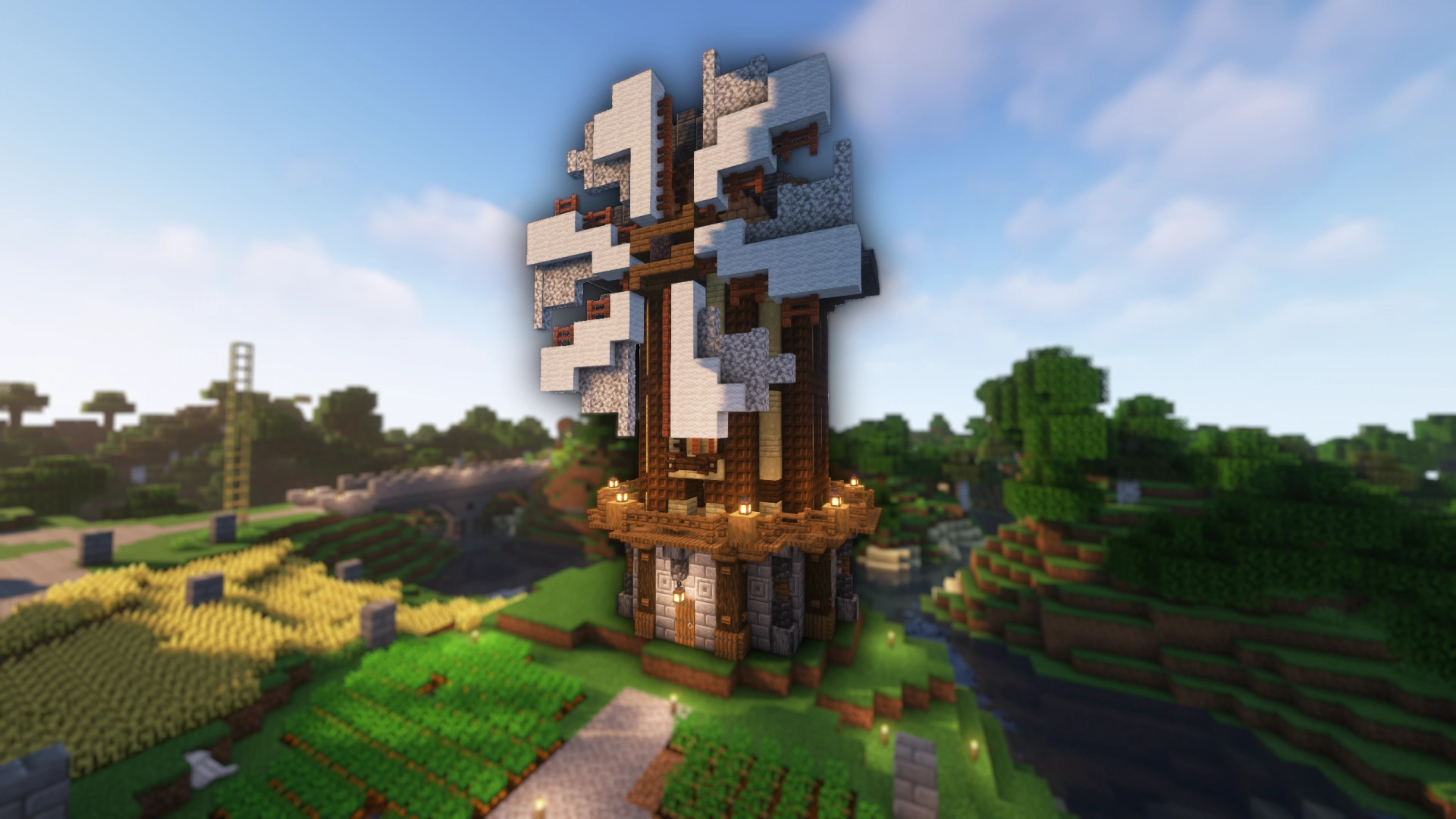 Simple Medieval/Fantasy Windmill – key image